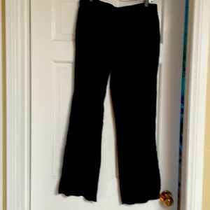 Black linen trousers, S, Allen Allen